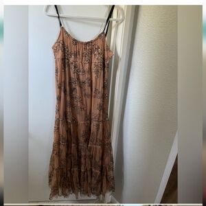 Anthropology Maeve Sequin Tulle Midi Dress Med New With Tag